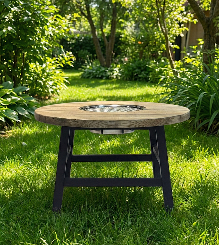 Round Charcoal Table