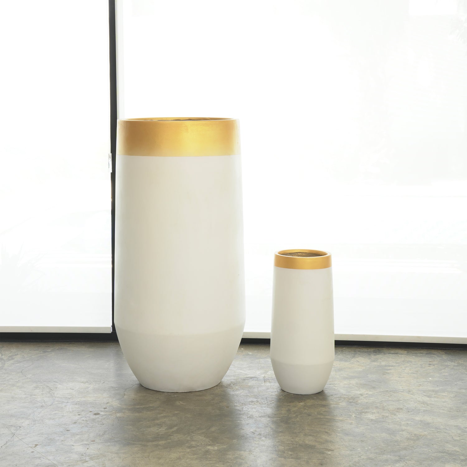 Long Fiberglass Pot