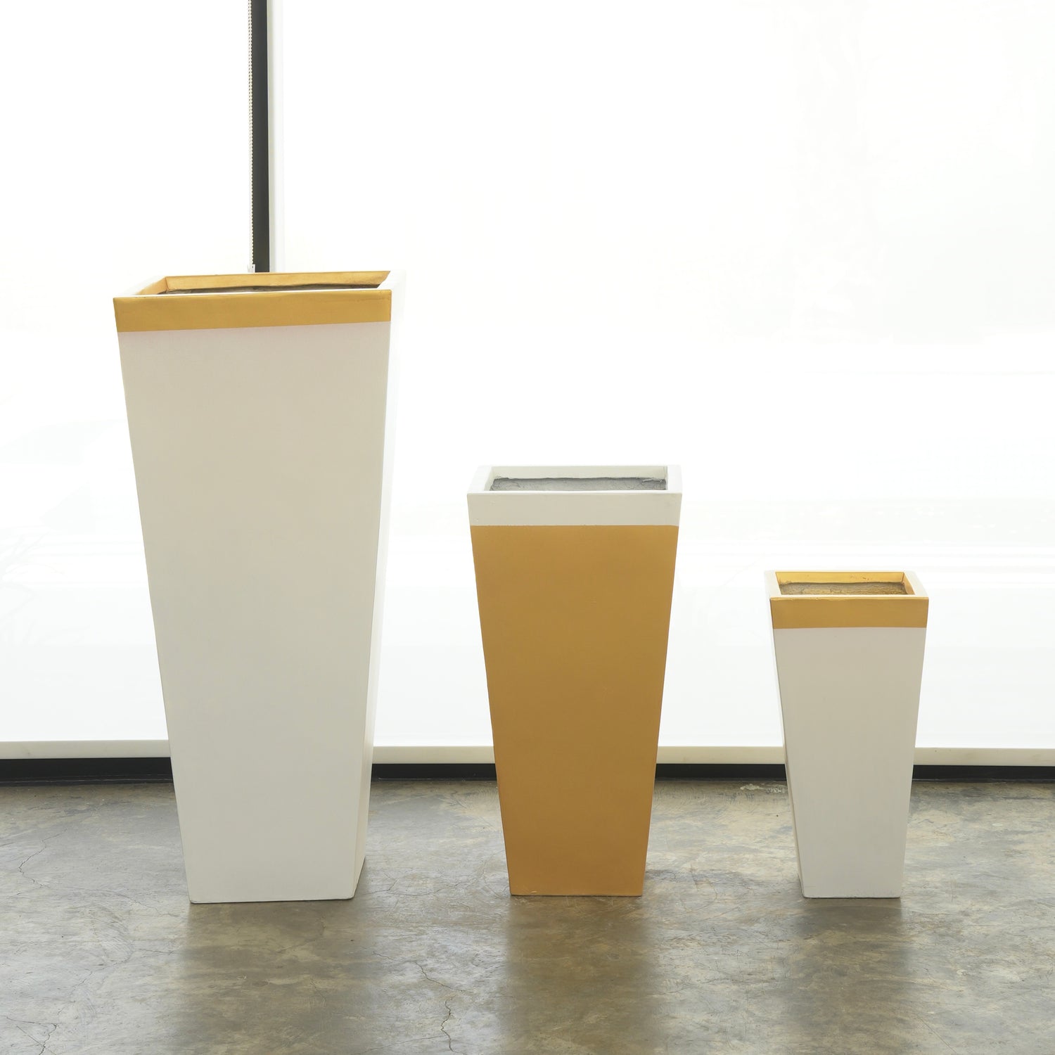Square Fiberglass Pot