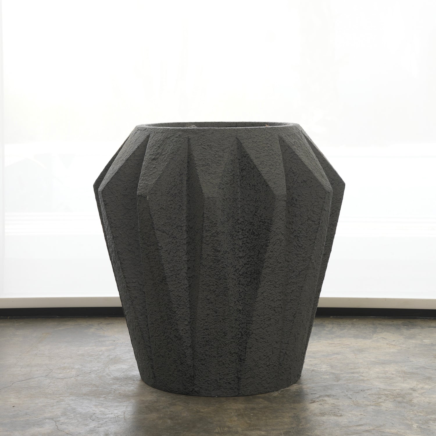 Sculpted Fiberglass Pot
